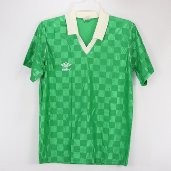 checkered soccer jersey